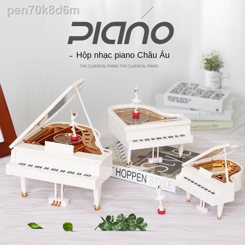 ☞Ngày thiếu nhi Quà tặng sinh nhật Hộp nhạc piano sáng tạo Trang trí Xoay Khiêu vũ Cô bé âm Món học