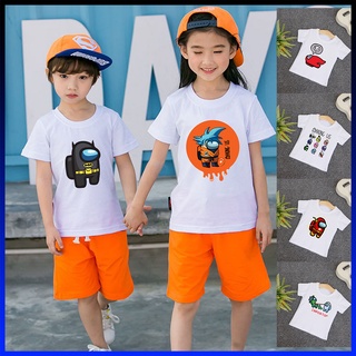 Áo thun cộc tay in hình Áo thun trẻ em in hình Among US Cực Chất đẹp giá rẻ
