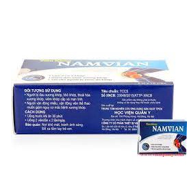 [GIÁ GỐC] Namvian viên uống giúp xương khớp chắc khỏe hộp 30 viên