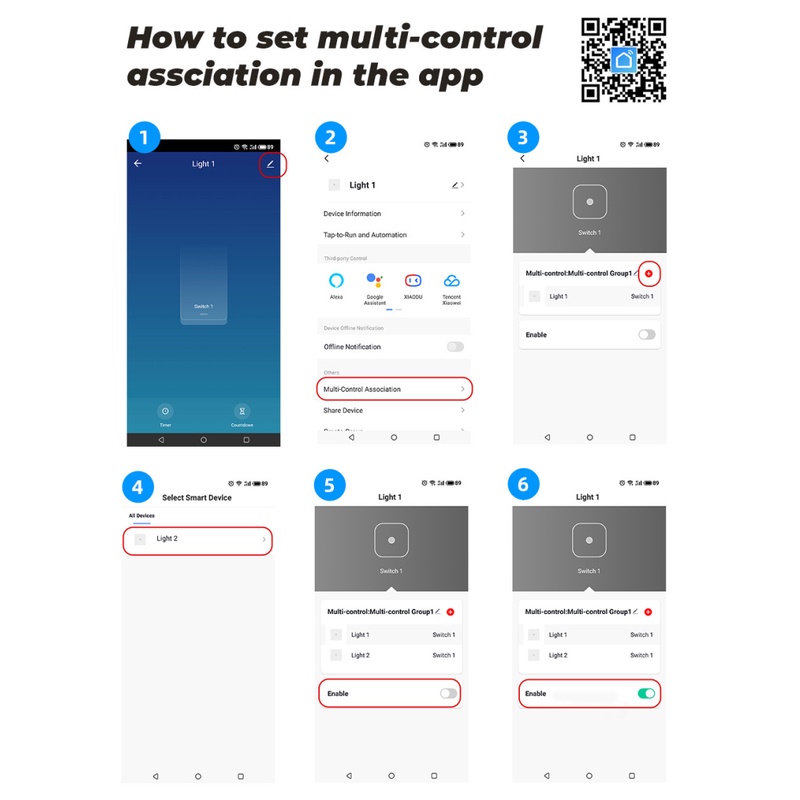 ✅Stock✅ Công Tắc Cảm Ứng Thông Minh 1 / 2 / 3 / 4 Gang Tuya Wi-Fi Có Dây Trung Tính Và Dây Trung Tính Làm Việc Tại Nhà Alexa Và Google