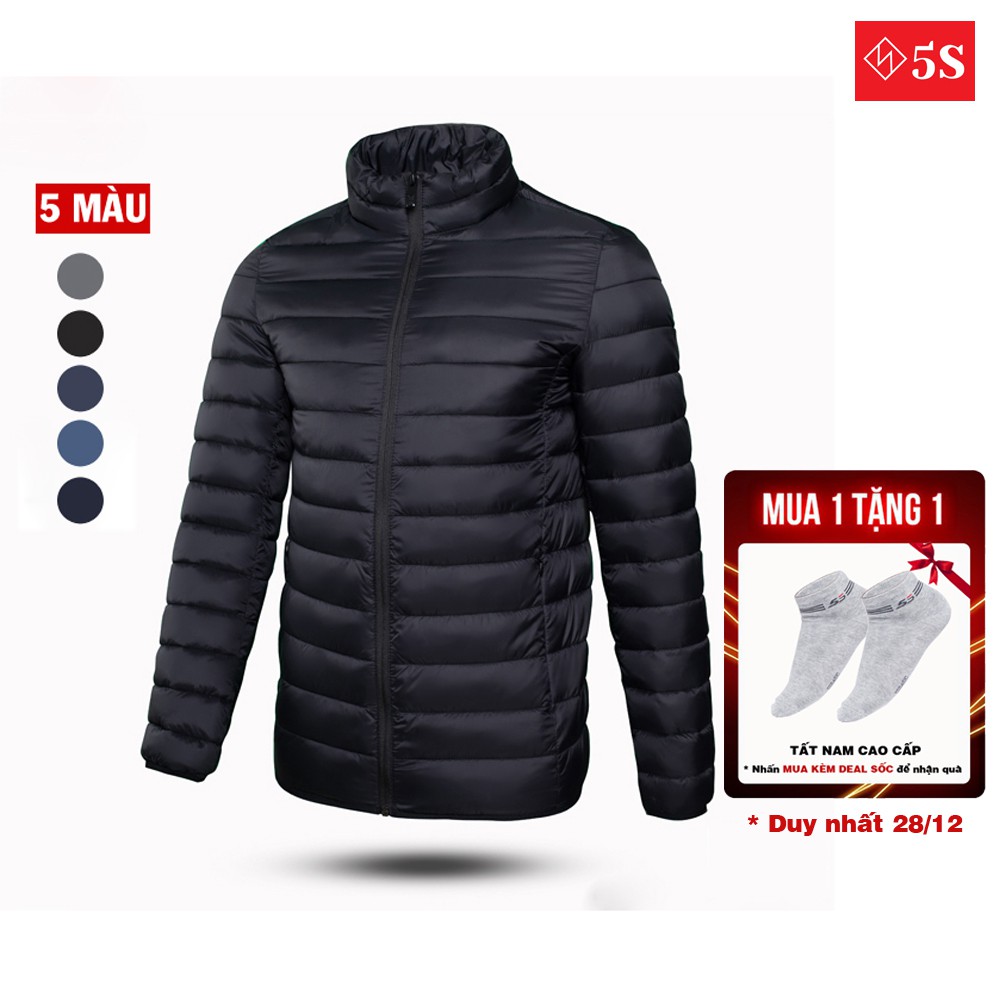 Áo Khoác Nam 5S (5 màu) Phao Chần Bông, Siêu Nhẹ, Siêu Ấm, Giữ Ấm Cực Tốt