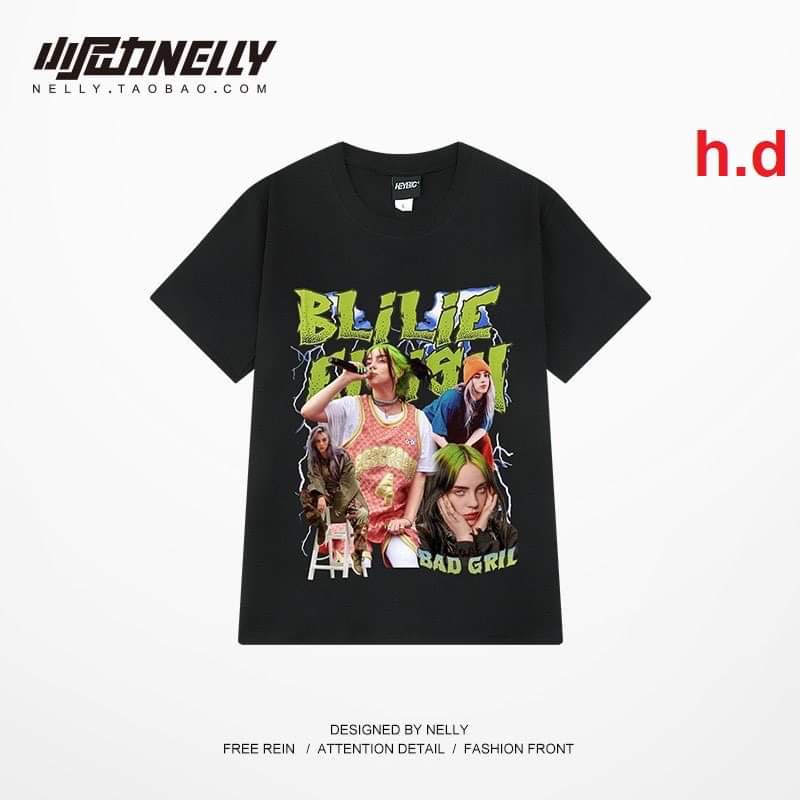 Áo phông BLilie unisex - Áo thun cộc tay dáng suông suông, oversize in hình nổi bật, họa tiết cá tính