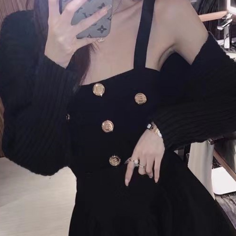 Áo hai dây thời trang mùa xuân hàn quốc dễ phối đồ