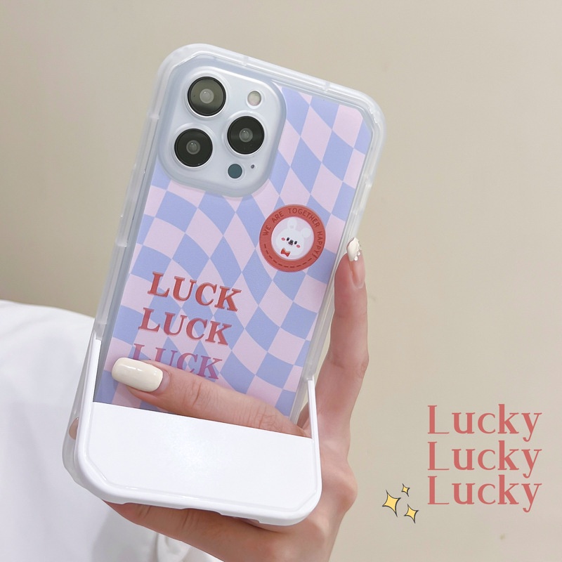 Ốp lưng iphoneỐp Điện Thoại  Kèm Giá Đỡ Tàng Hình Họa Tiết Hoạt Hình Dễ Thương Cho iphone 14 / 13Pro 12 / xs / 6 / 7 / 8PLUSDinuo case