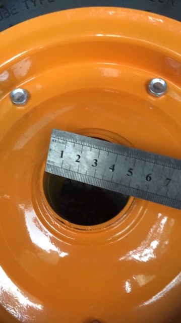 Bánh xe đẩy bơm hơi 350/400-8