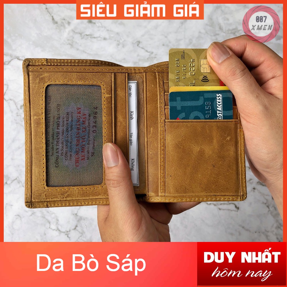 [DA BÒ THẬT] Ví Nam Mini, Ví Nam Nhỏ Gọn vd07