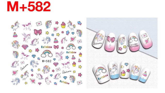 nail sticker-dán móng tay( phần 1)