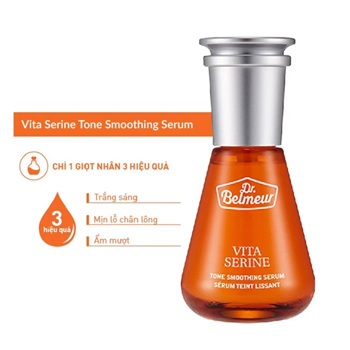 Tinh Chất Dưỡng Sáng Da TheFaceShop Dr.Belmeur Vita Serine Tone Smoothing Serum 45ml