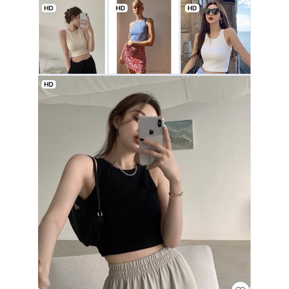 Áo croptop ba lỗ nữ - TANKTOP mùa hè | BigBuy360 - bigbuy360.vn