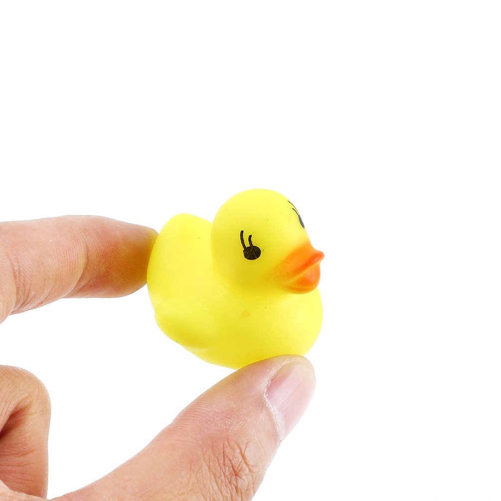 10 chiếc Vịt cao su đồ chơi phát tiếng kêu dễ thương