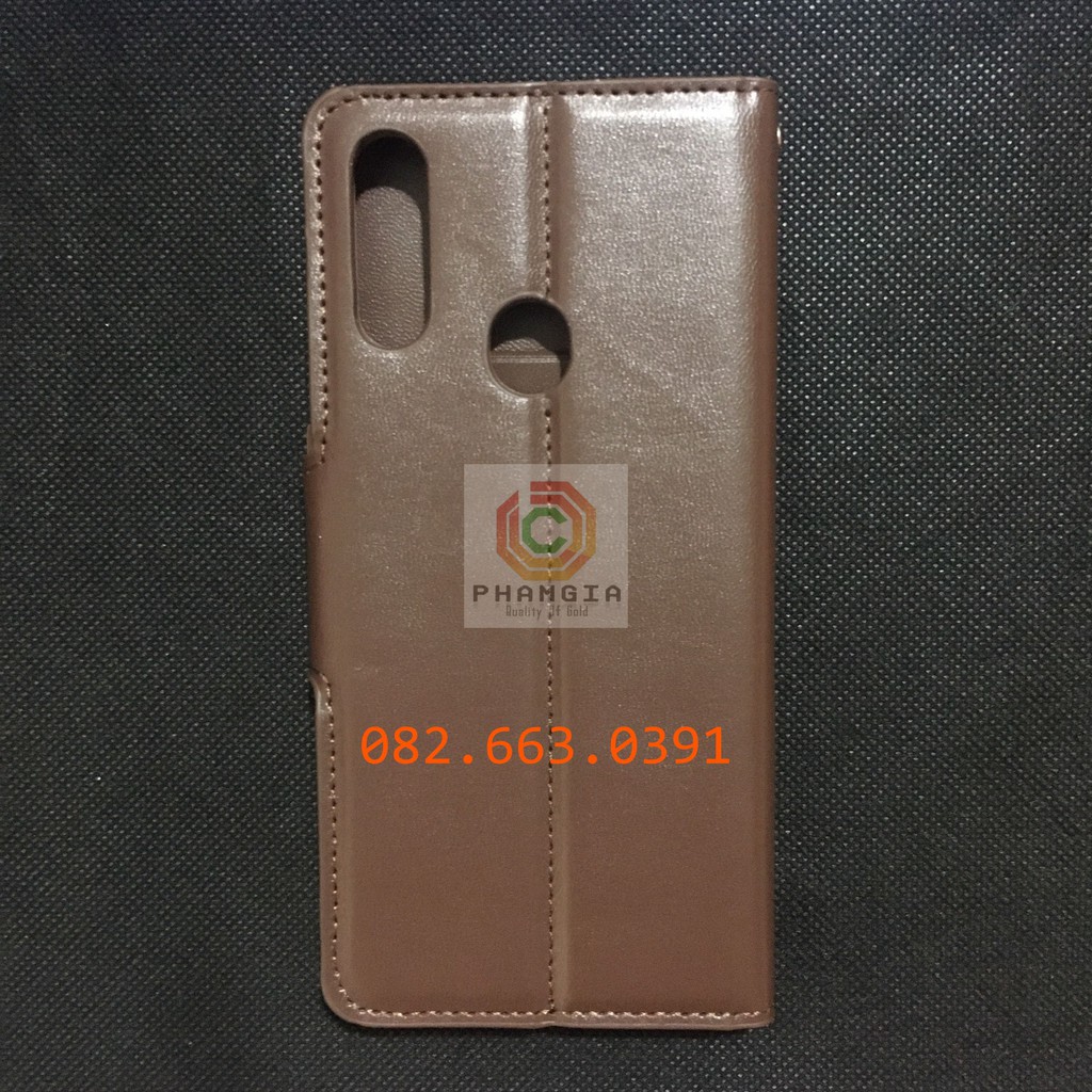 Bao da Oppo A31 2020 nắp gập chống đỡ xem phim, có ngăn đựng thẻ tiện lợi