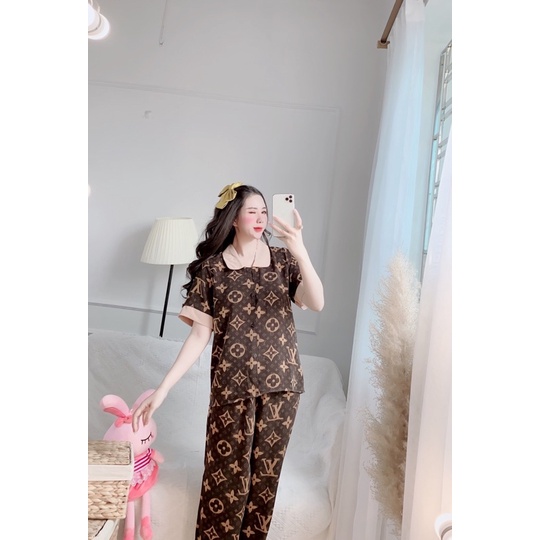 BỘ ĐỒ NGỦ PIJAMA BỘ LỤA TAY NGẮN CAO CẤP