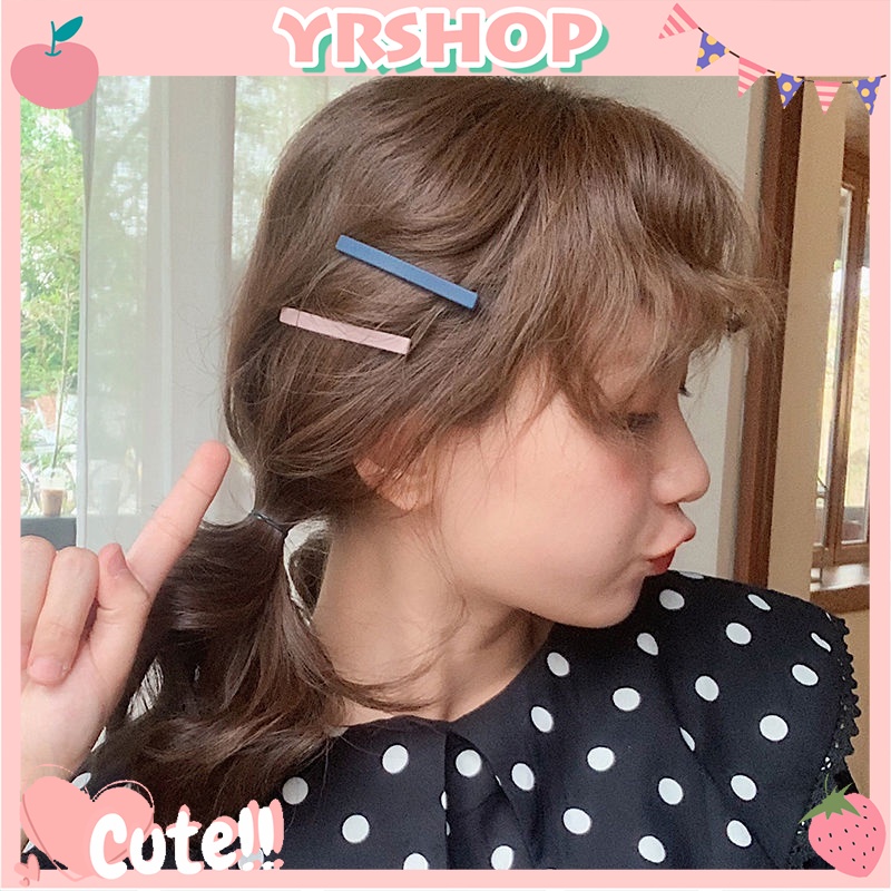 [Hàng mới về] Kẹp tóc màu sắc xinh xắn thời trang cho nữ