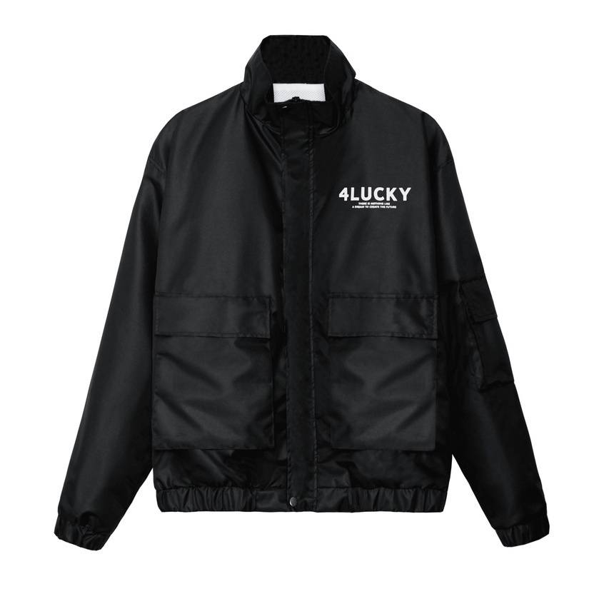 Áo Khoác dù Unisex 4lucky logo Jacket 6106