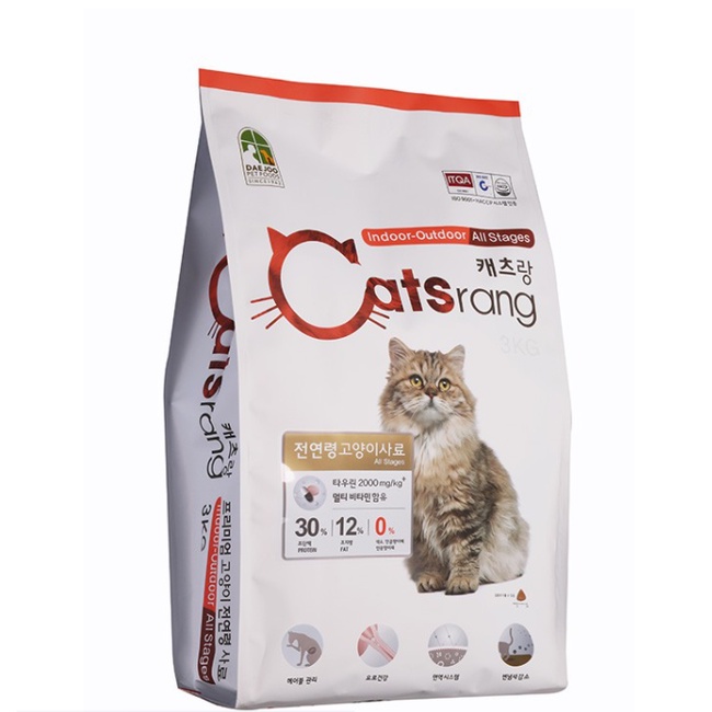 Thức ăn cho Mèo - Hạt CATSRANG nhập khẩu Hàn Quốc 400g .