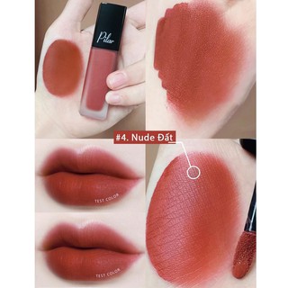 Freeship!  [04] NUDE ĐẤT - SON KEM LÌ PILAR KHÔNG CHÌ MÀU NUDE ĐẤT TÂY LUÔN
