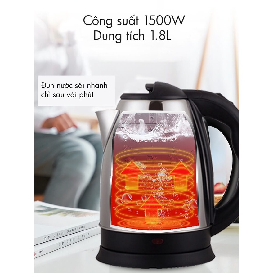 Ấm Siêu Tốc Nagakawa NAG0313 (1.8 Lít)