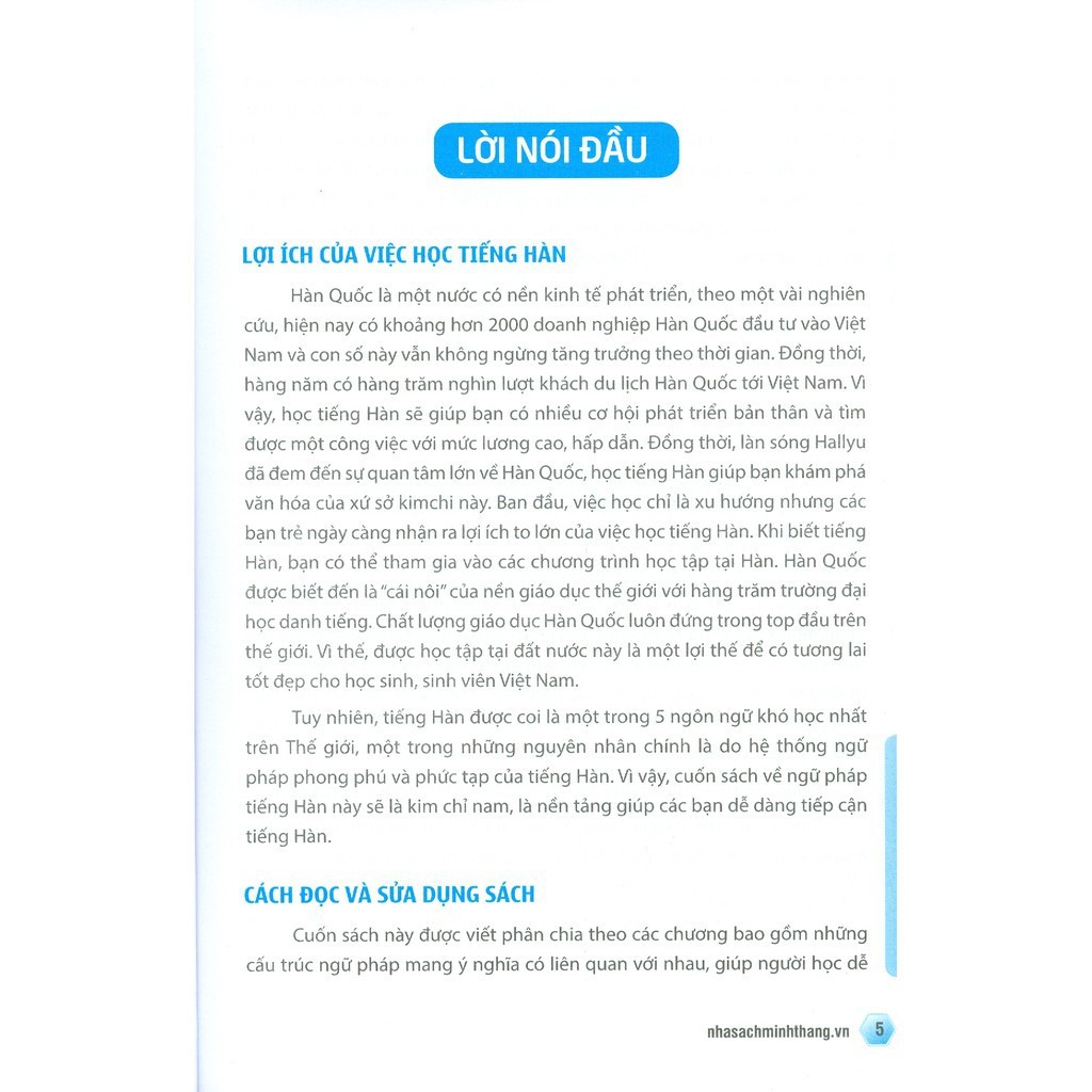 Sách - Ngữ pháp tiếng hàn hiện đại - Minh Thắng