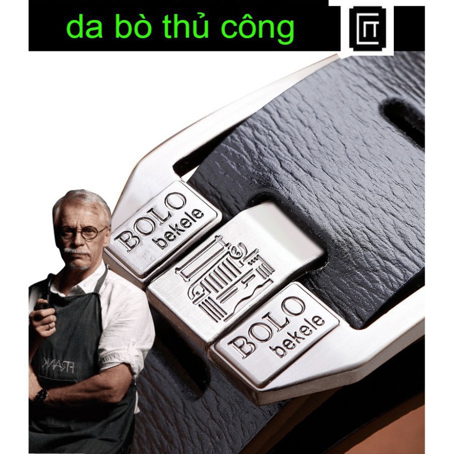 Thắt lưng dây nịt nam da Duy Anh Leather BH 12 THÁNG