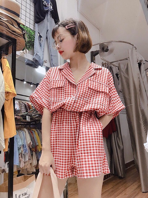 Sét vest kẻ cổ Vuông | BigBuy360 - bigbuy360.vn