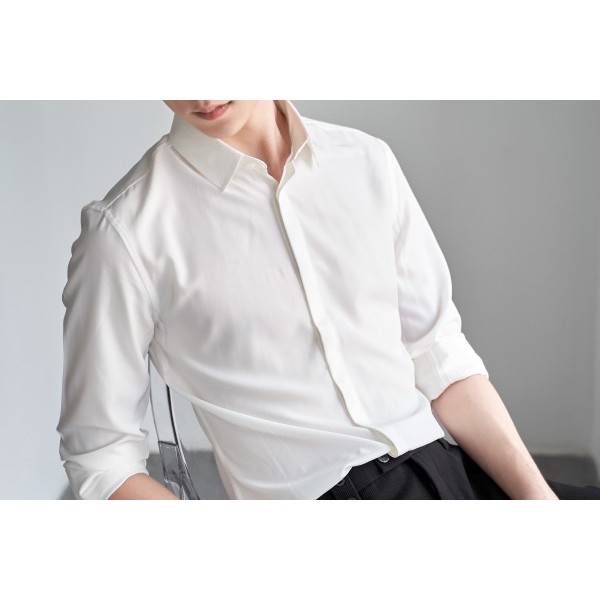 Áo Sơ Mi Lụa ,Dáng Slim-fit ( 450k SALE còn 199k) Size : M/L/XL/2XL/3XL
