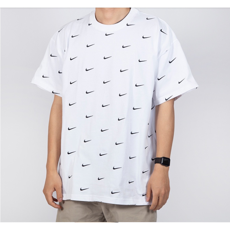 ( Unisex Ảnh Thật ) Áo In Vân Nikee Cotton Siêu Thấm Hút, Fom Dáng Unisex Thời Trang Fom BOO Slim | BigBuy360 - bigbuy360.vn