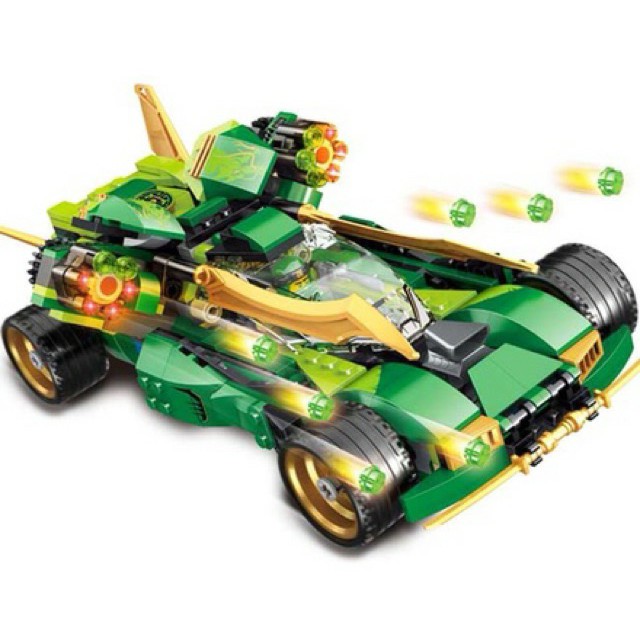 Lắp ráp Ninja xe đua bóng đêm 98294 Violet Lloyd Nya