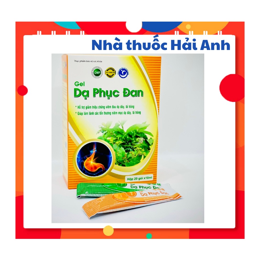 DẠ PHỤC ĐAN  hỗ trợ triệu chứng dạ dày