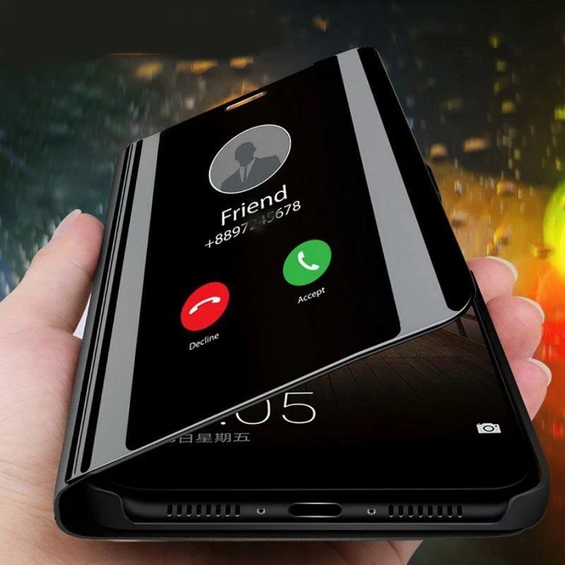 Bao Da Điện Thoại Nắp Lật Mặt Gương Thông Minh Chống Va Đập Cho Lg Velvet 5g Lg K22 K41S K51S K50S K61 K50 V60 V50 Q60 Ốp