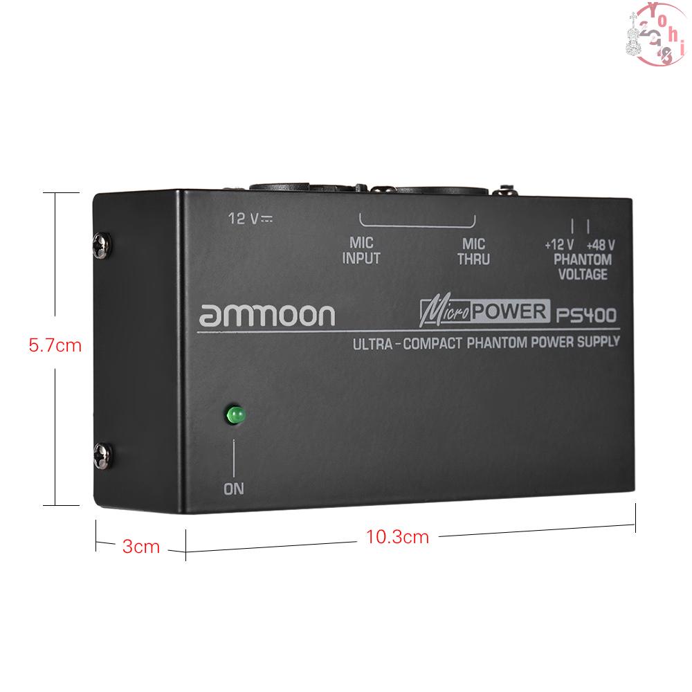 Bộ Nguồn Micro Ammoon 12v + 48v