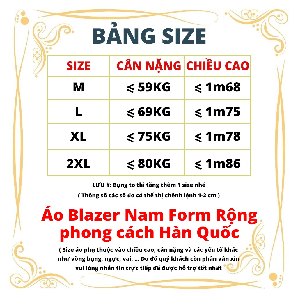 Áo khoác nam, áo blazer nam form rộng phong cách Hàn Quốc UNICI AD006