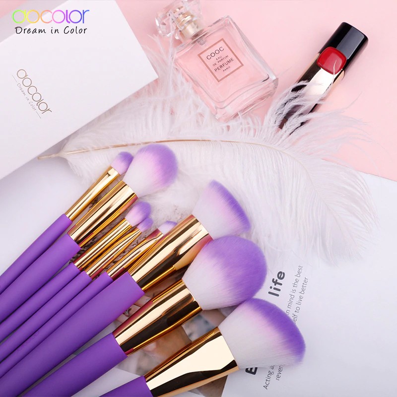 Bộ Cọ Trang Điểm docolor 8 Pieces Skin Affinity Brush Set