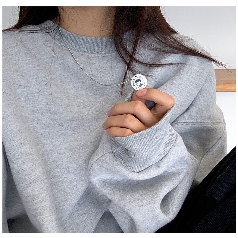 Vòng cổ MAYEBE LAVEND thép titan phong cách hip hop unisex