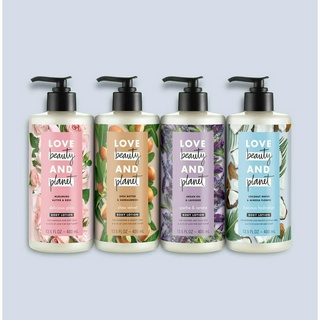 Dưỡng thể thiên nhiên Love Beauty and Planet body lotion Delicious Glow/Soothe & Serene 400ml (Mỹ)