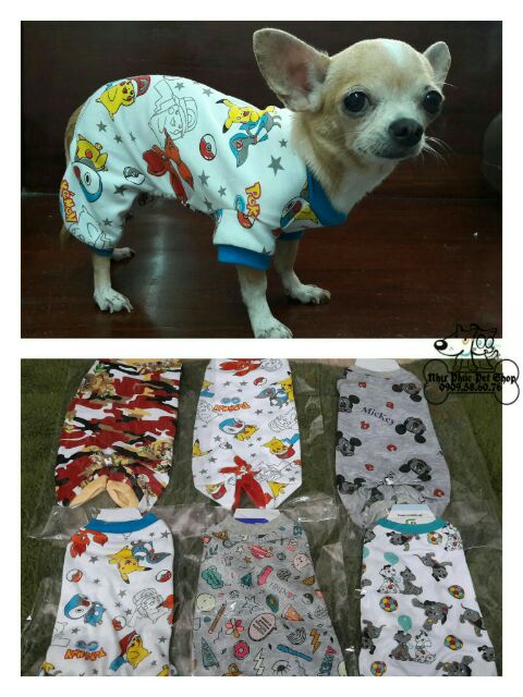 🐶🐱 Pijama cho cún meo