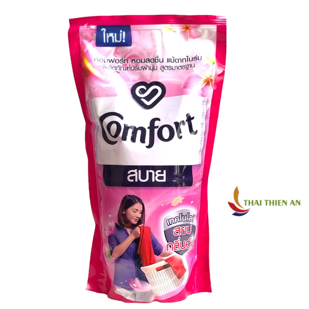 COMBO 10 nước xả vải COMFORT hương hoa ly lan tỏa Thái Lan 580ml - túi - Fabric softener