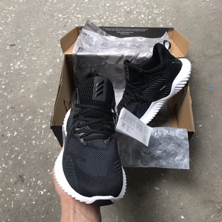 Giày Thể Thao Alpha Bounce Đen Nam Nữ