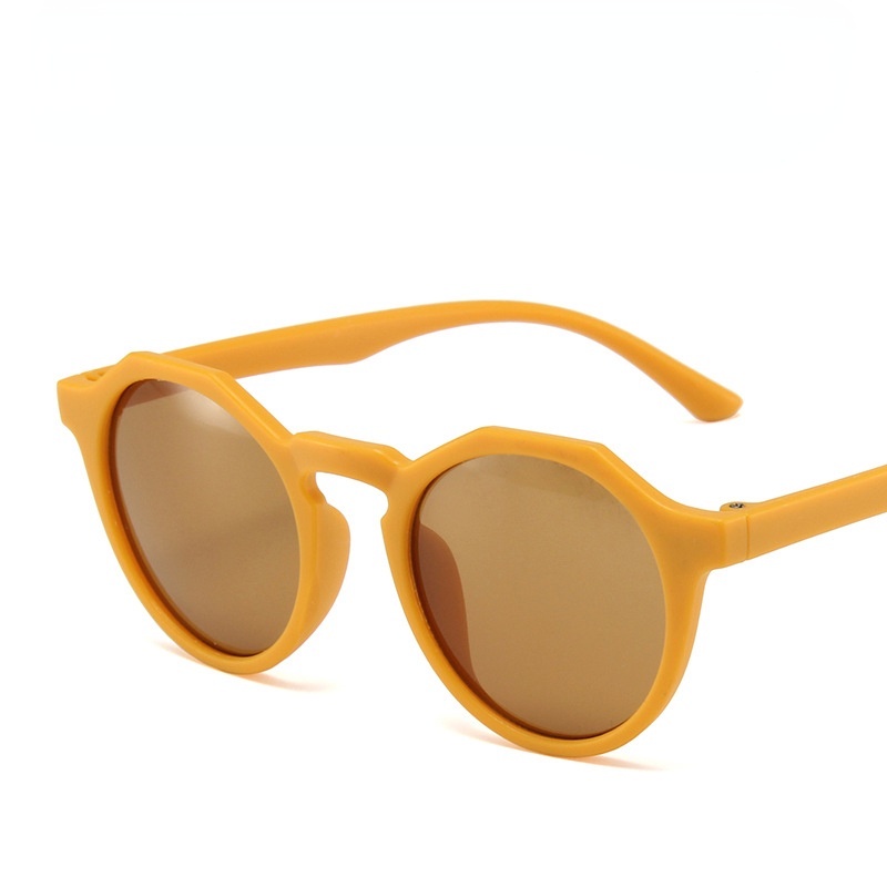 Kính Mát Gọng Tròn Màu Sắc Cổ Điển Thời Trang Cho Bé