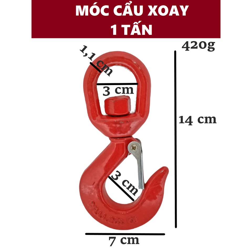 Móc Cẩu Xoay [ 1 tấn ]
