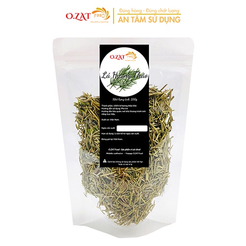 Lá hương thảo sấy khô O.ZAT Food 50g - 100g đuỗi muỗi tăng cường trí nhớ làm dịu da bị kích ứng