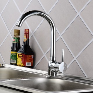 Vòi rửa bát NÓNG LẠNH loại cắm chậu chất liệu inox sus 304 RICHTREE Tặng bộ dây cấp