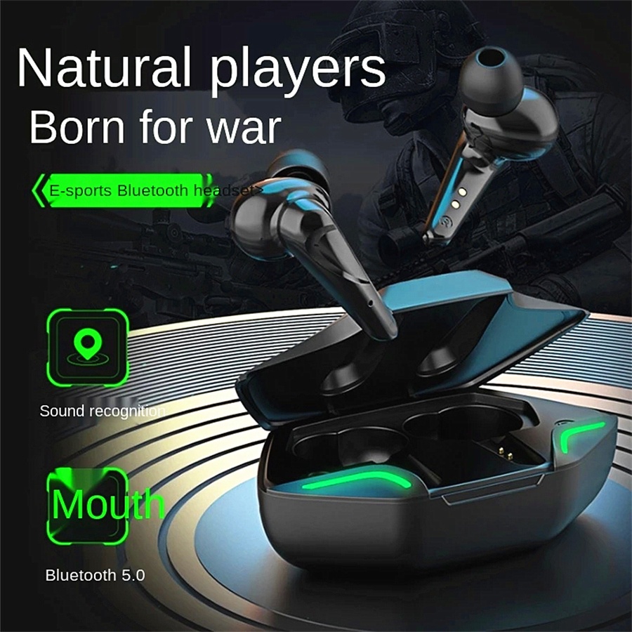 Tai nghe bluetooth chơi game Tai nghe Không Dây Gaming  Bluetooth 5.0 - Không dây có mic với độ trễ cực thấp