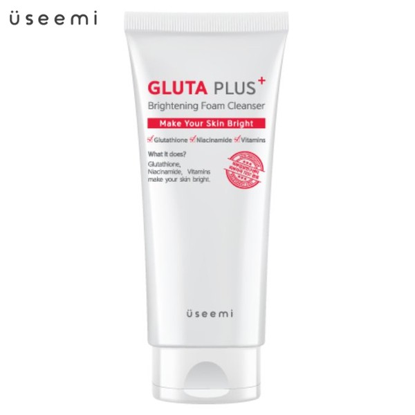 Sữa Rửa Mặt Tạo Bọt Làm Sáng Da, Dưỡng Trắng Useemi Gluta Plus Brightening Foam Cleanser 150ml