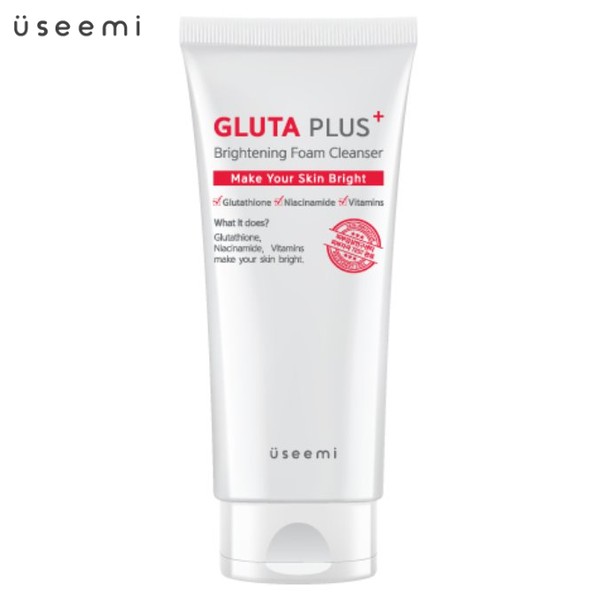 [HÀNG CHÍNH HAÃNG] Sữa Rửa Mặt Tạo Bọt Làm Sáng Da, Dưỡng Trắng Useemi Gluta Plus Brightening Foam Cleanser 150ml