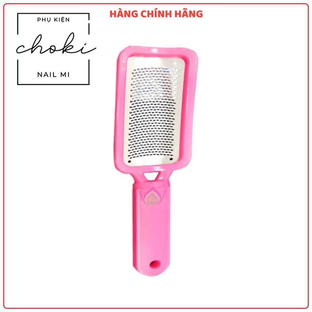 Bàn chà gót inox cán nhựa  CHOKI NAIL MI tẩy da chết gót chân spa - CGH1