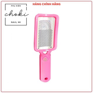 Bàn chà gót inox cán nhựa  CHOKI NAIL MI tẩy da chết gót chân spa - CGH1