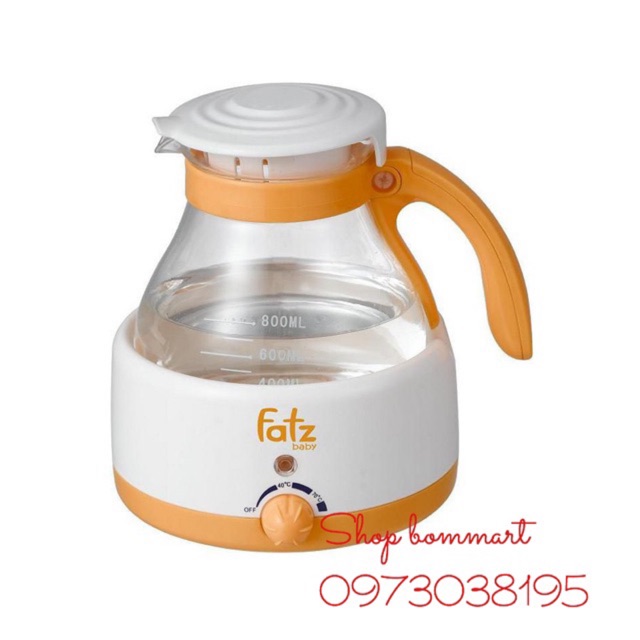 Bình hâm nước fatz baby có nhiệt kế hàn quốc cho bé 800ml