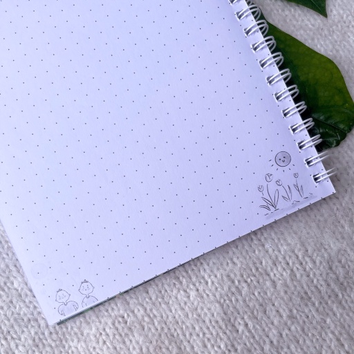 Sổ ghi chép lò xo chấm dot đáng yêu