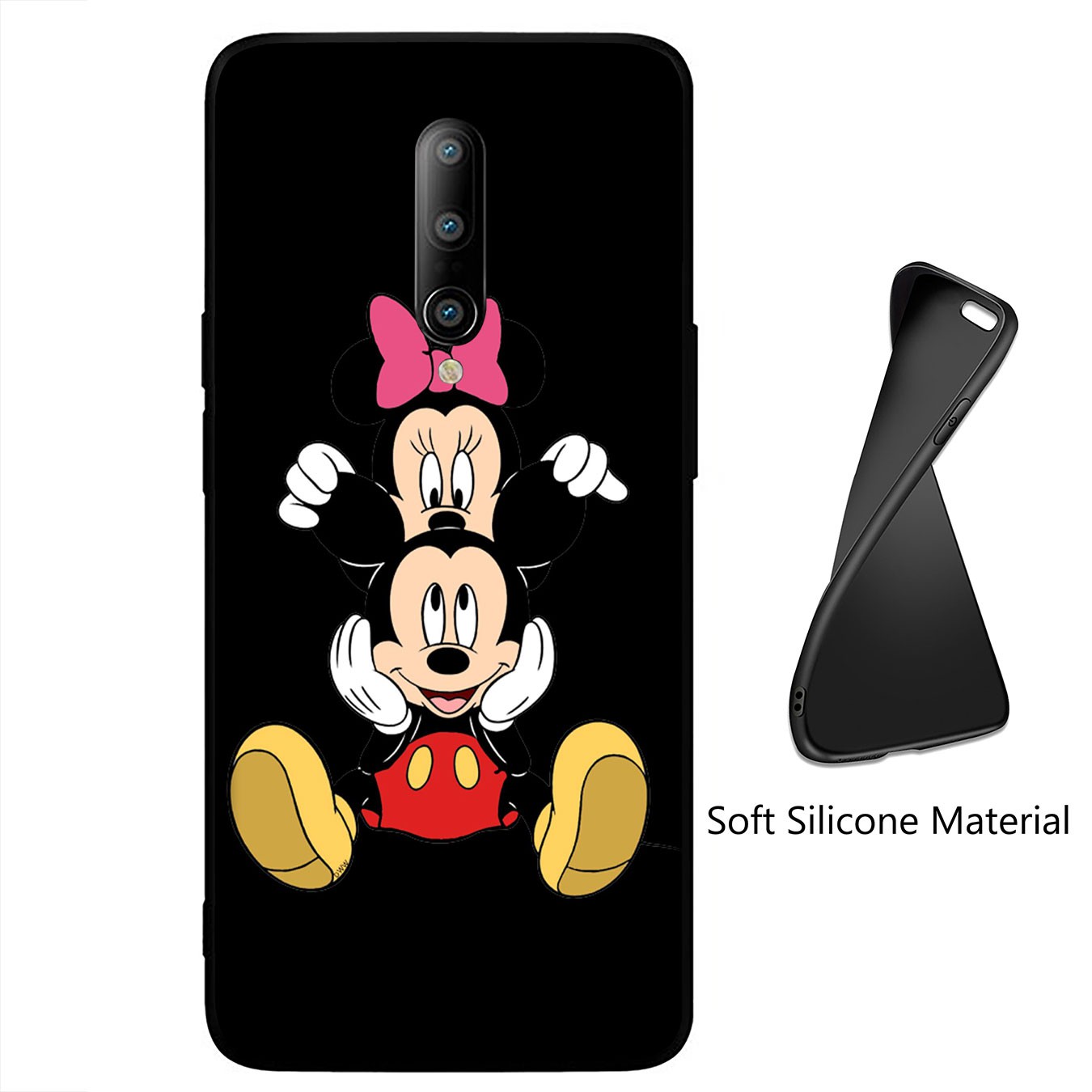 Samsung Galaxy A02S J2 J4 J5 J6 Plus J7 Prime A02 M02 j6+ A42 + Casing Soft Silicone cute Mickey Mouse Cartoon Phone Case