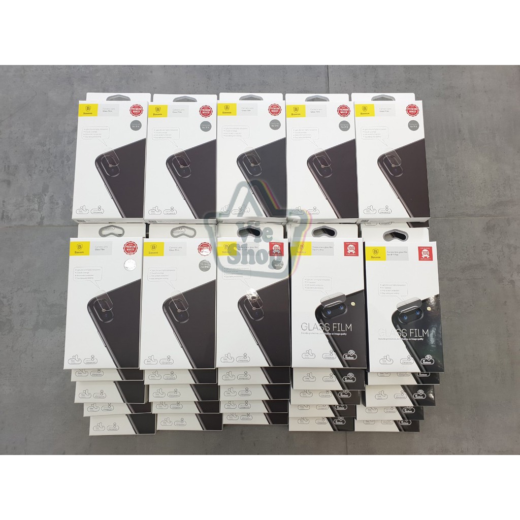 Dán cường lực camera Baseus iPhone X / Xs / Xs Max (combo 2 miếng)